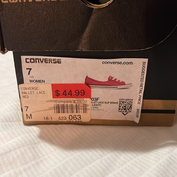 COPY - Women’s ballet converse, red - Picture 4 of 4